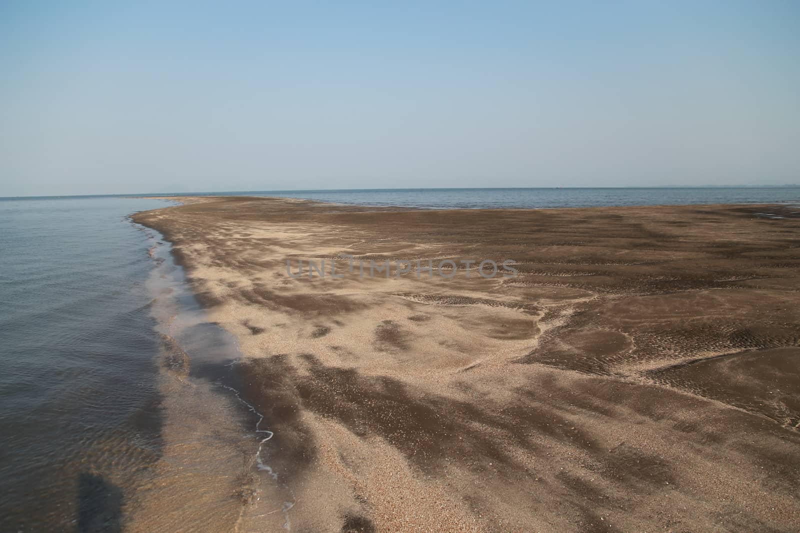 Beach in Sea when water down by ngarare