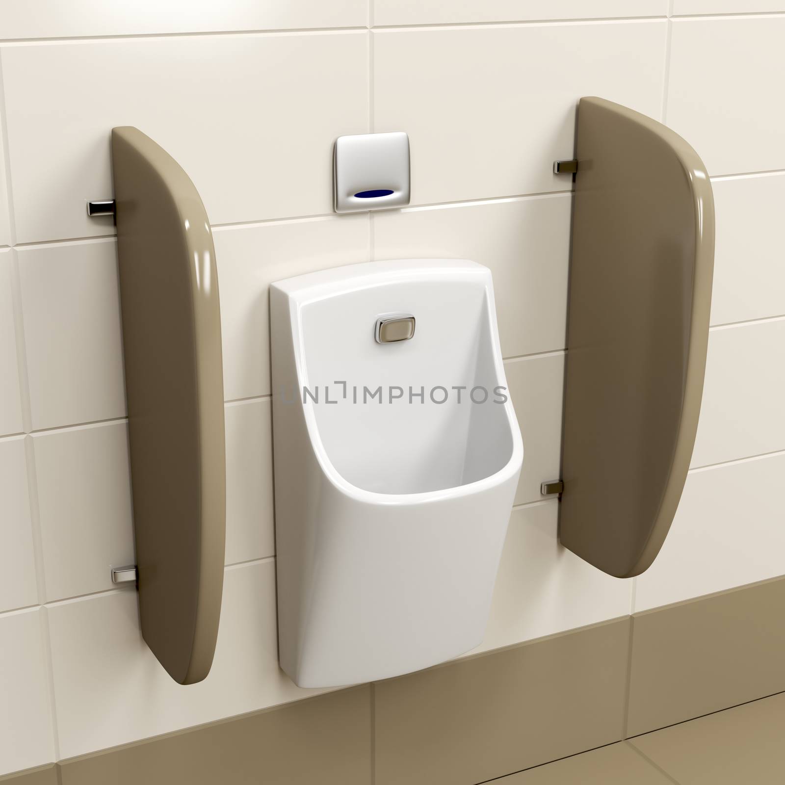 Urinal with sensor by magraphics