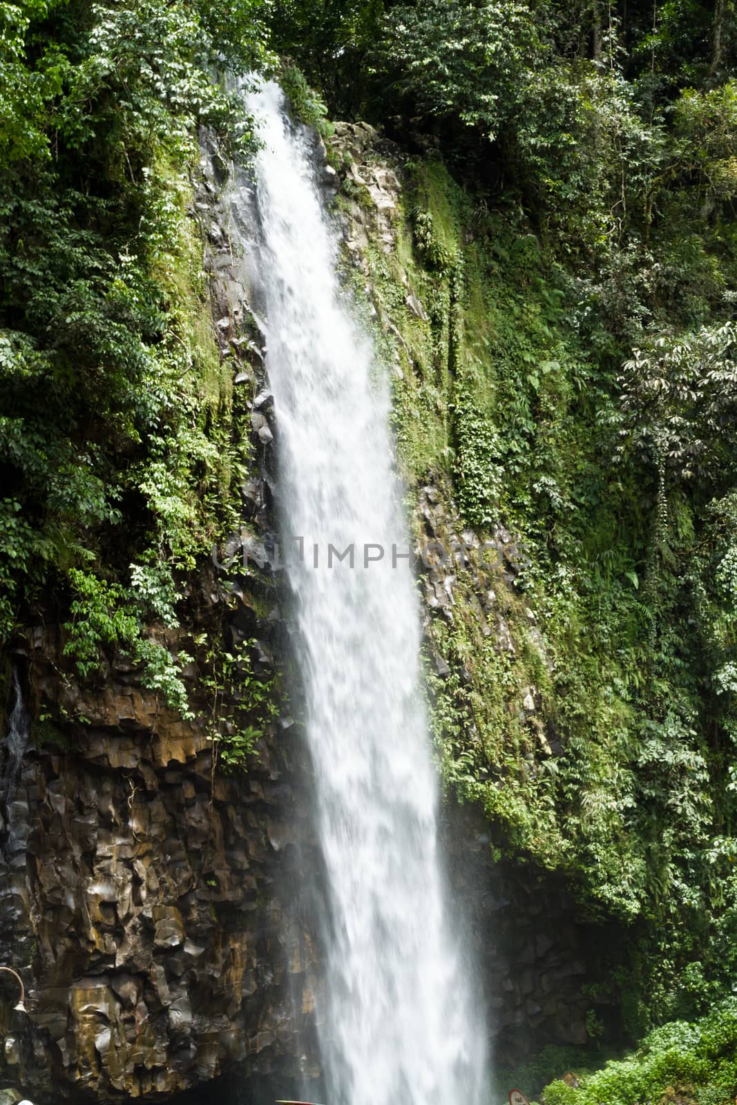 Waterfall of Lembah Anai enroute to Bukit TInggi Sumatera Indonesia