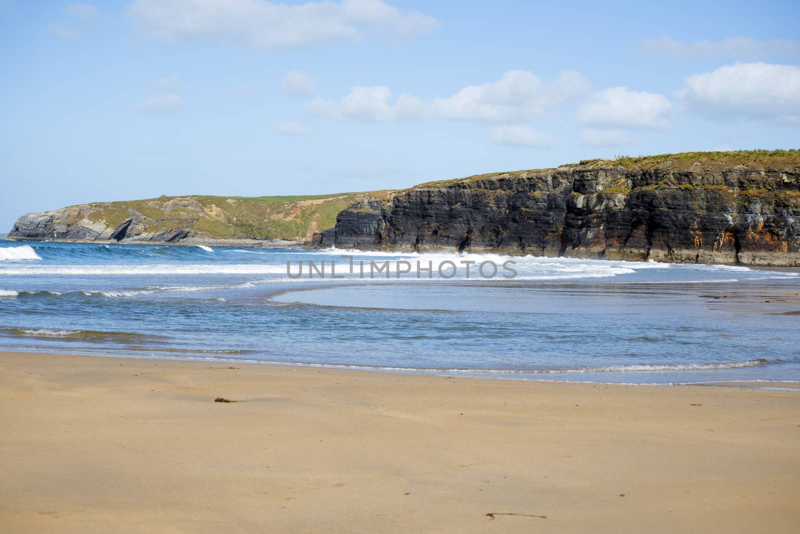 kayaker at ballybunion by morrbyte