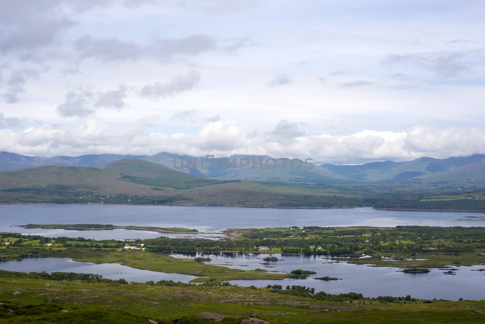 view from the kerry way in irelands wild atlantic way