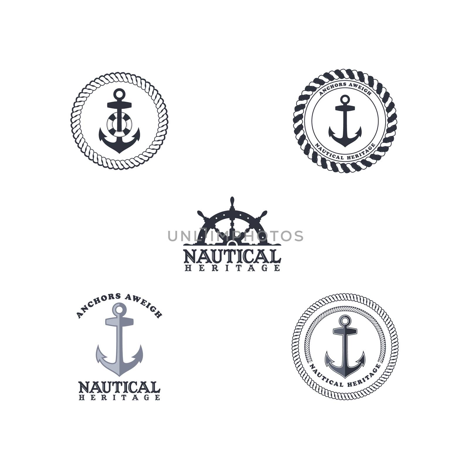 sailor anchor theme by vector1st