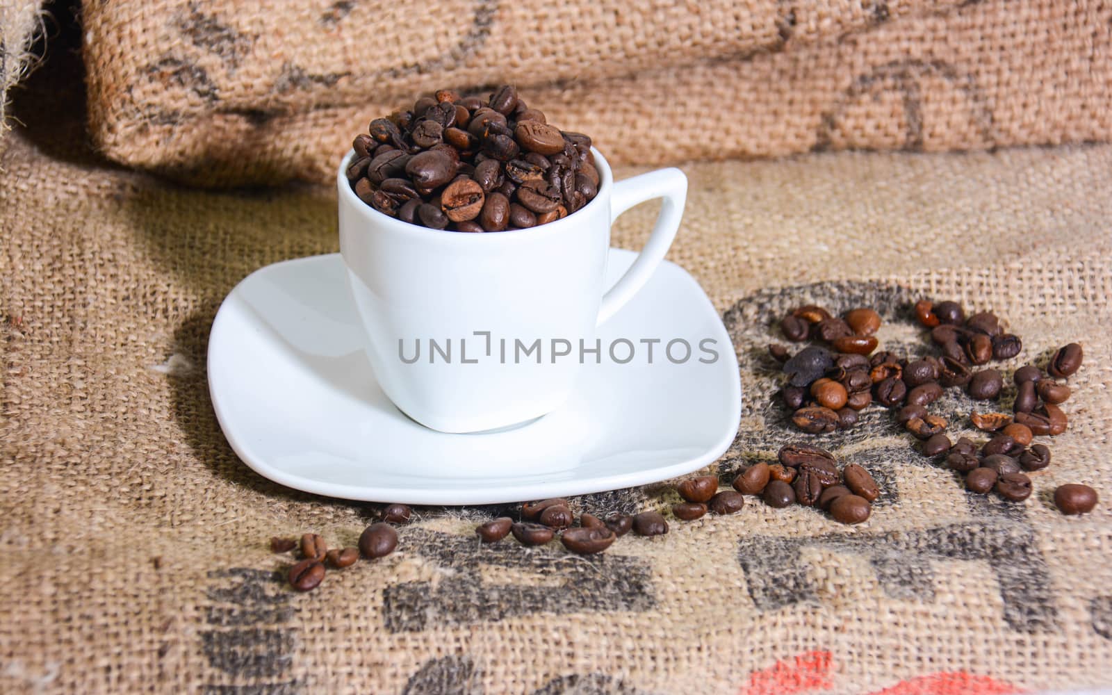 original Italian coffee beans just picked from