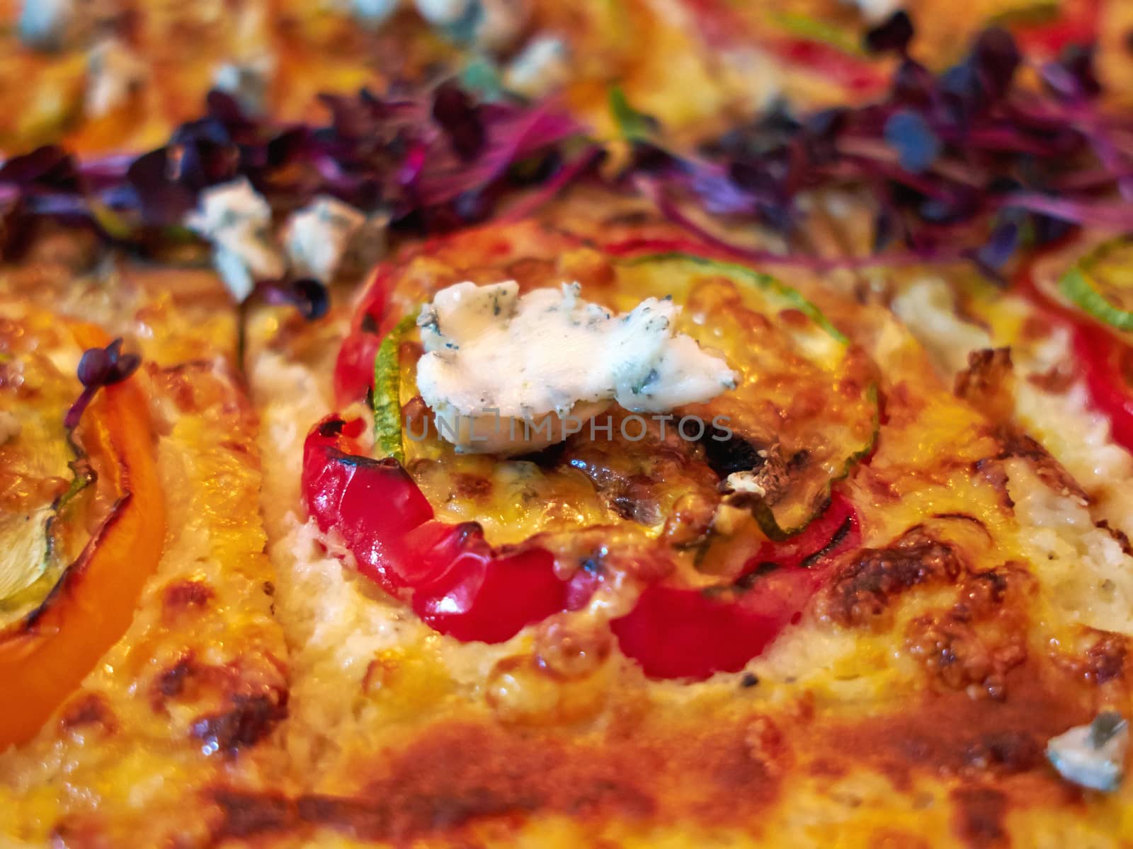 Tasty Italian vegetarian pizza by Ronyzmbow