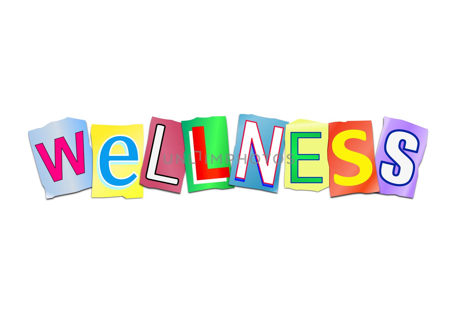 Wellness word concept. by 72soul