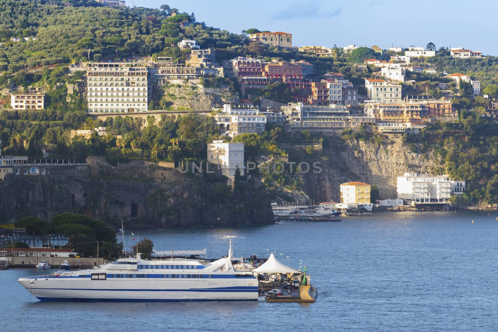 beautiful scenic of sorrento coastal mediterranean sea southern by khunaspix