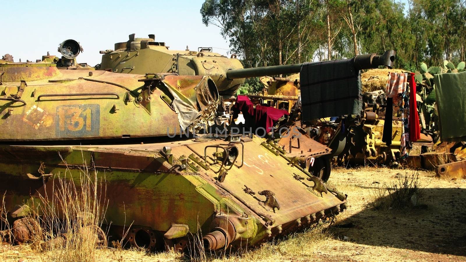 Tank Cemetery in the Asmara, Eritrea by homocosmicos