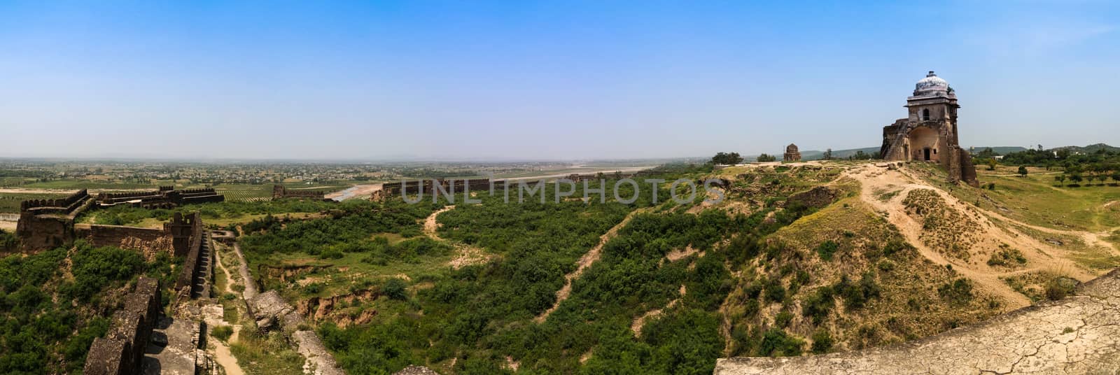 Panorama of Rohtas fortress in Punjab Pakistan by homocosmicos
