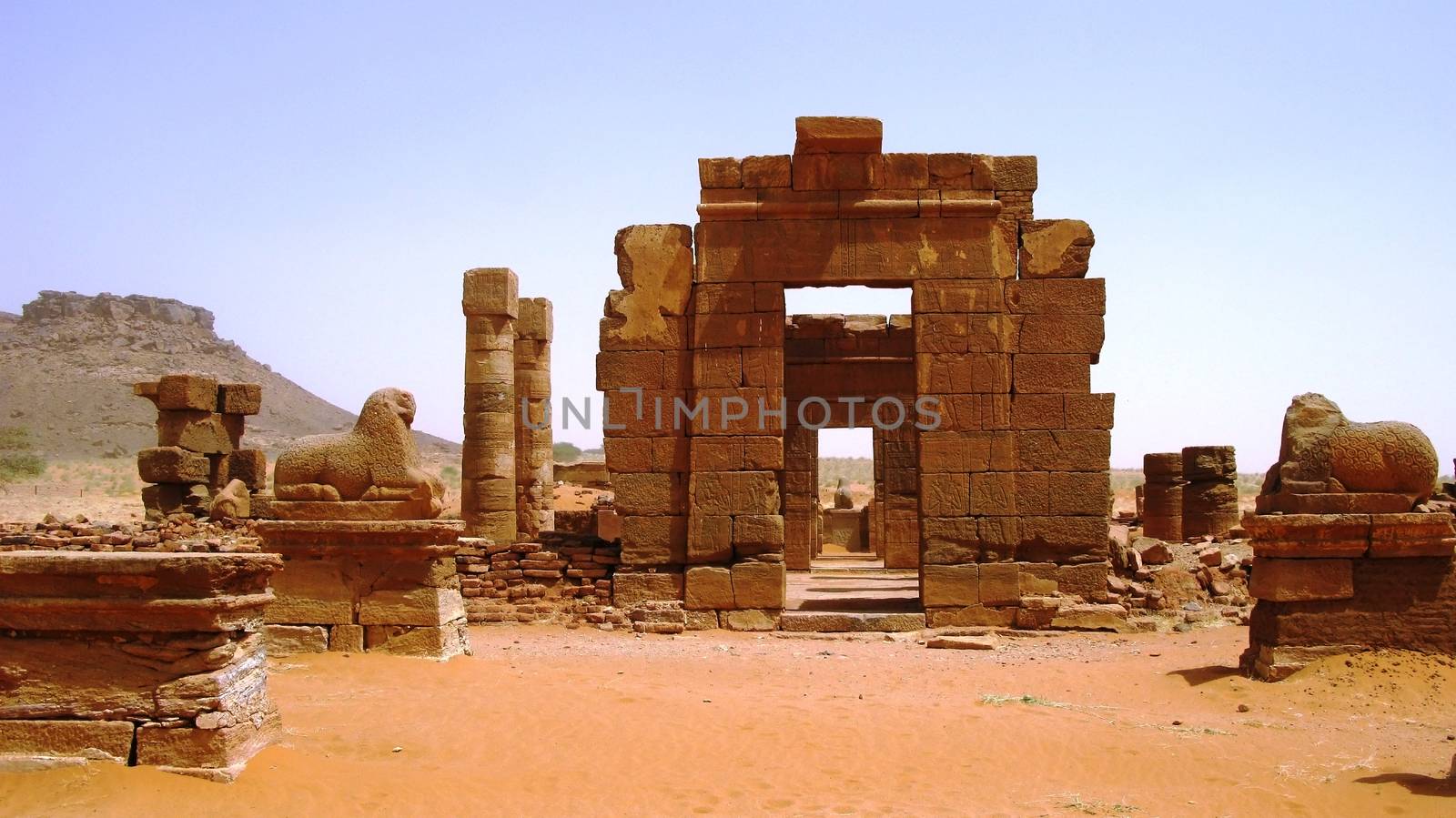Ruins of Naqa Meroe, ancient Kush, Sudan