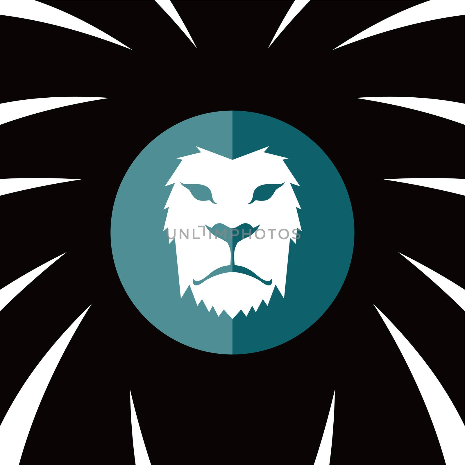 lion head template by vector1st