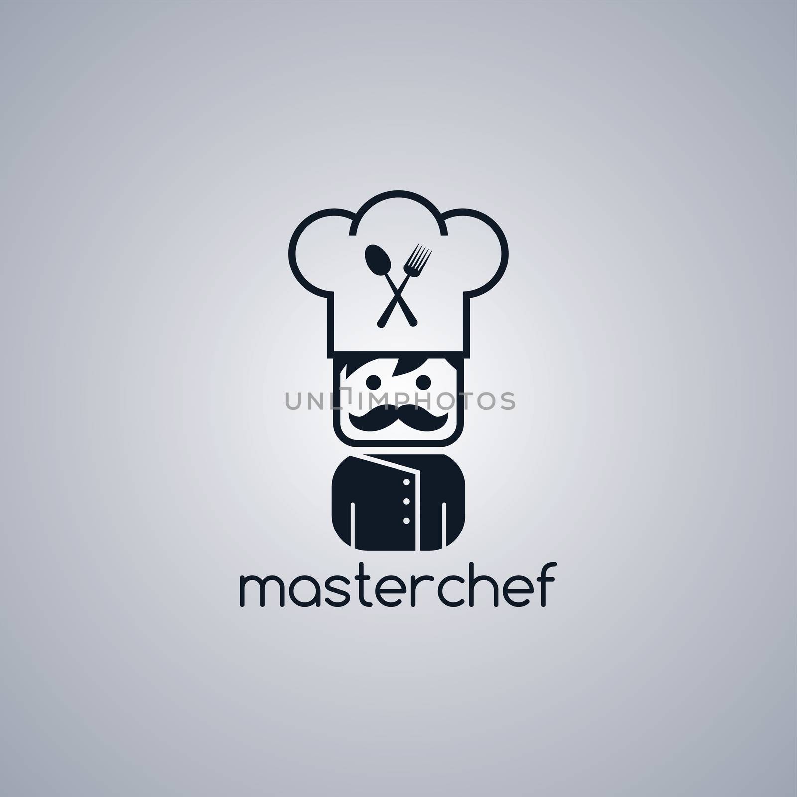 master chef cartoon by vector1st