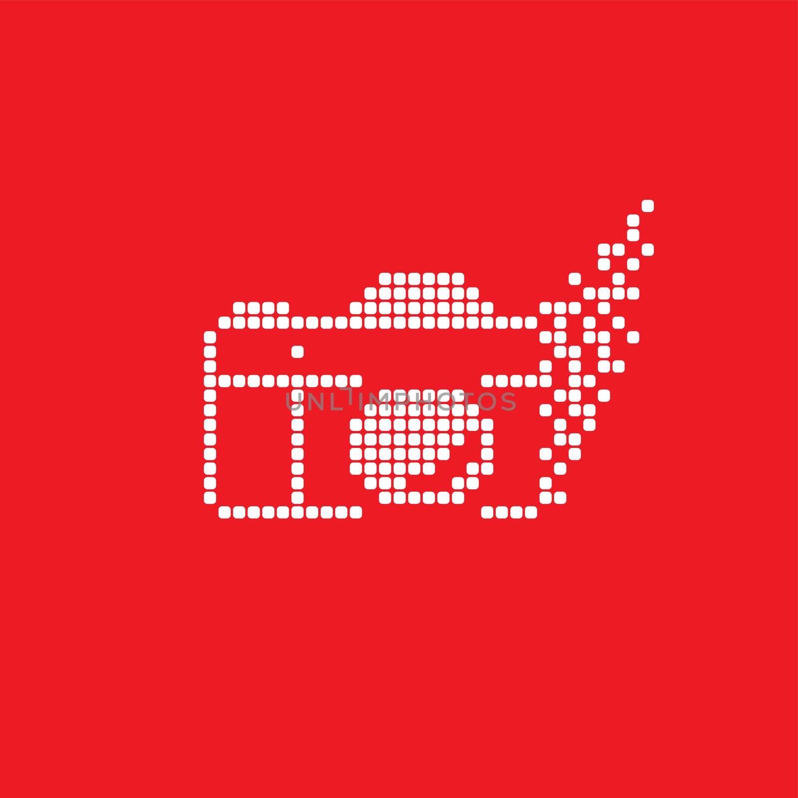 pixel photography theme logotype by vector1st