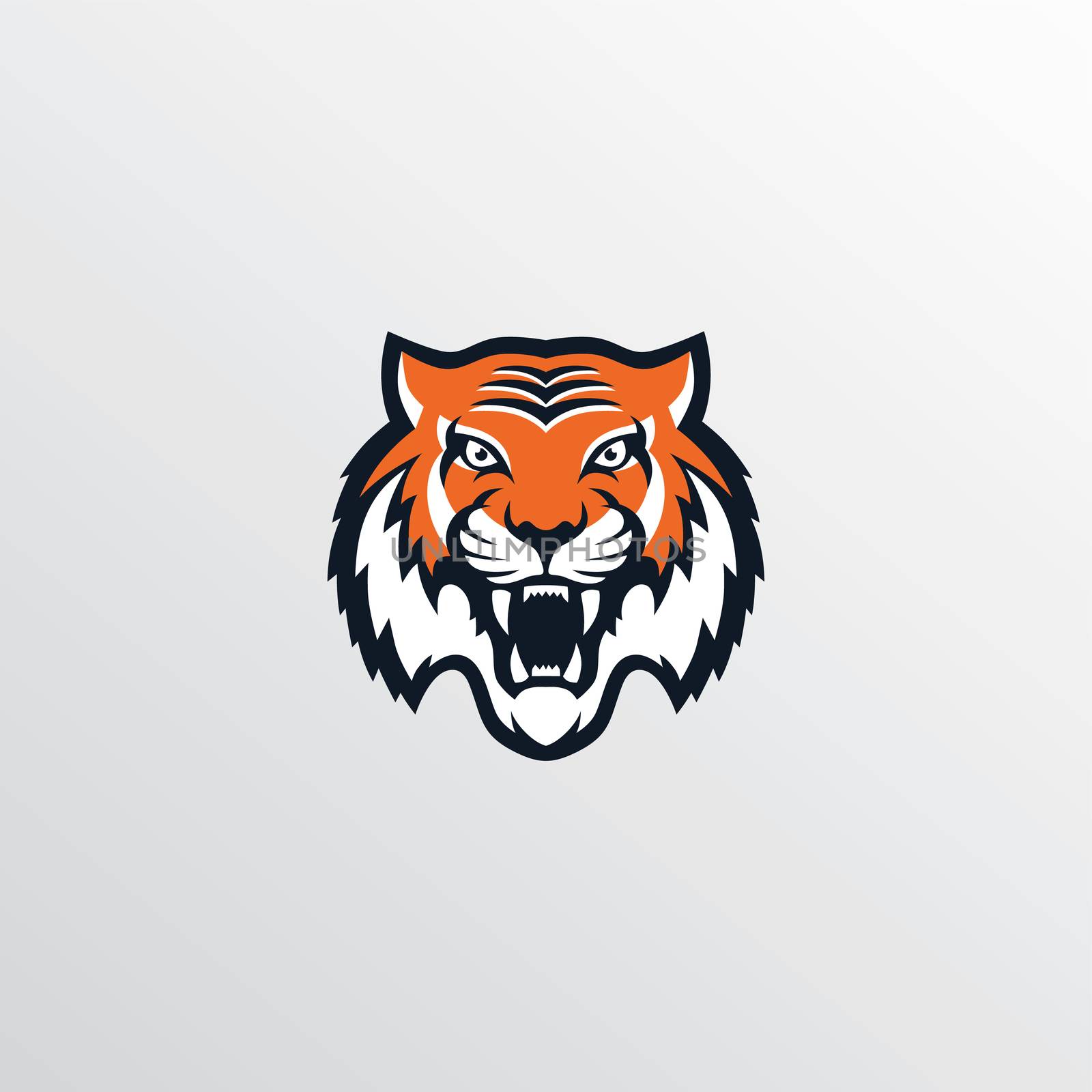 wild tiger logotype theme by vector1st