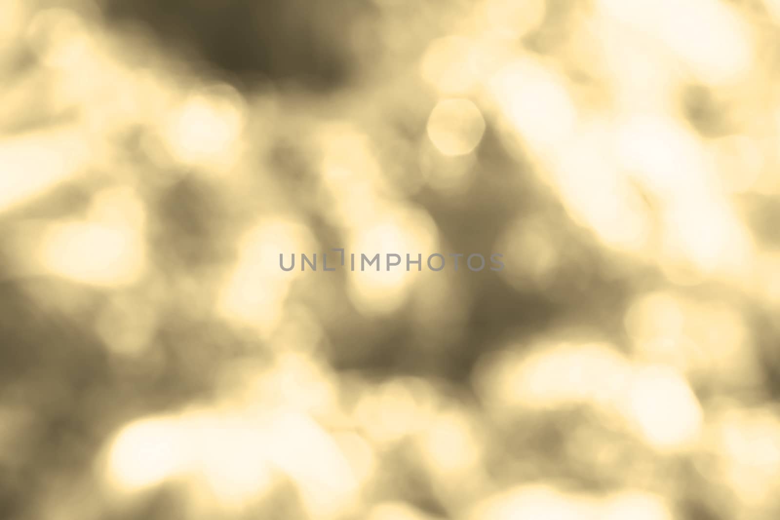 Yellow bokeh color light background, abstract blurred