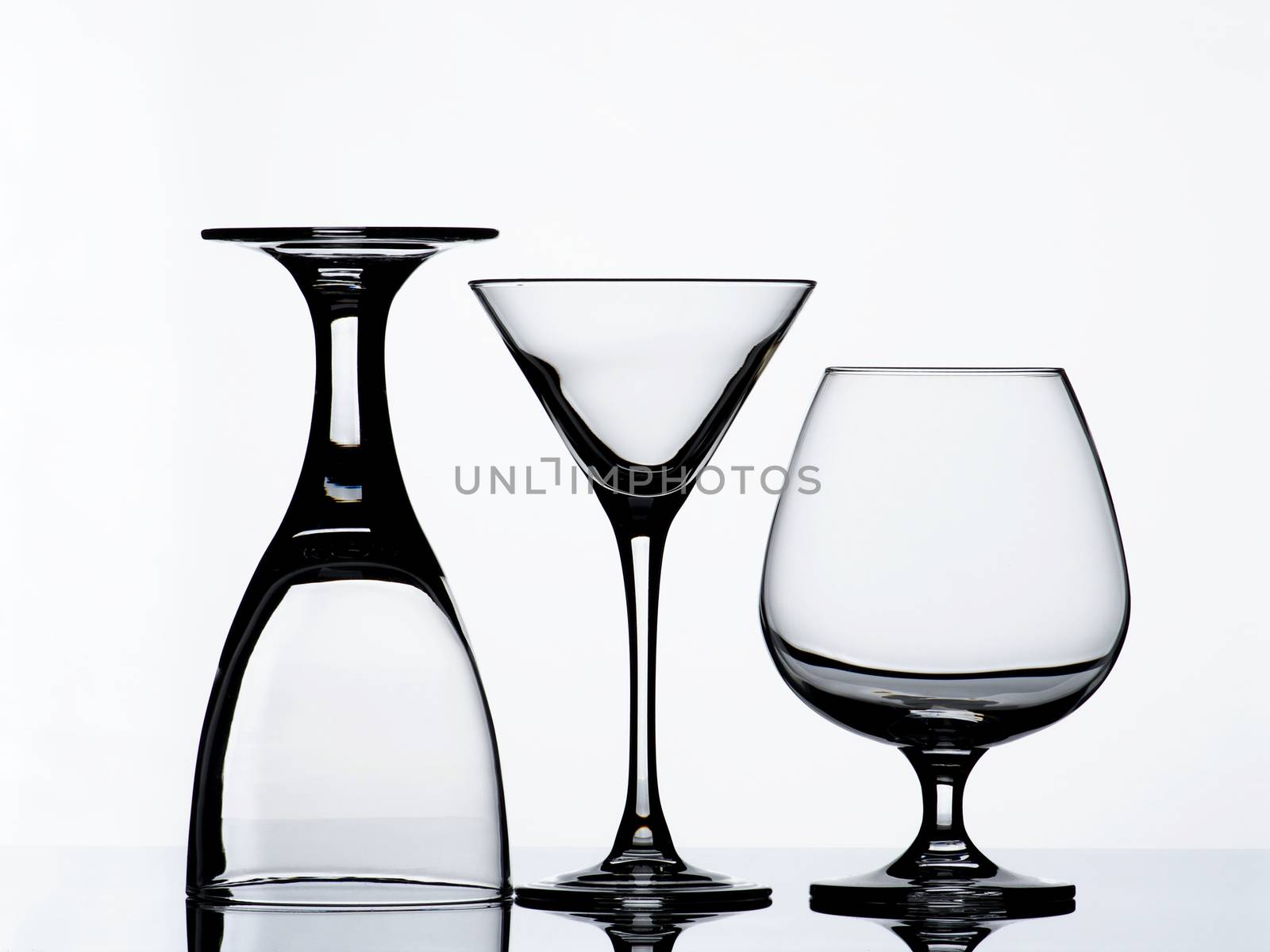Empty Wine Glasses by zhekos
