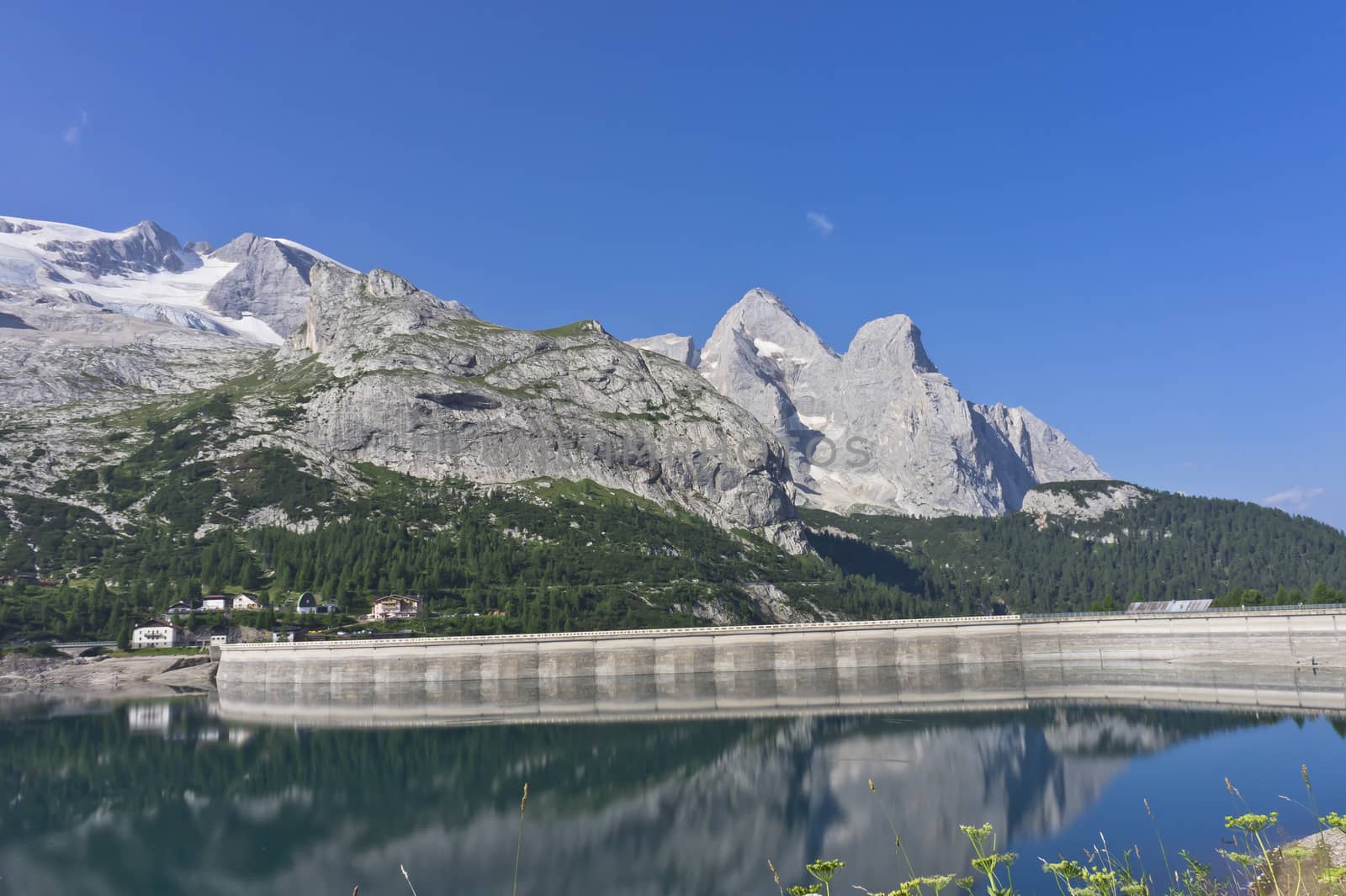 Lake Fedaia, Italy, Europe by giannakisphoto