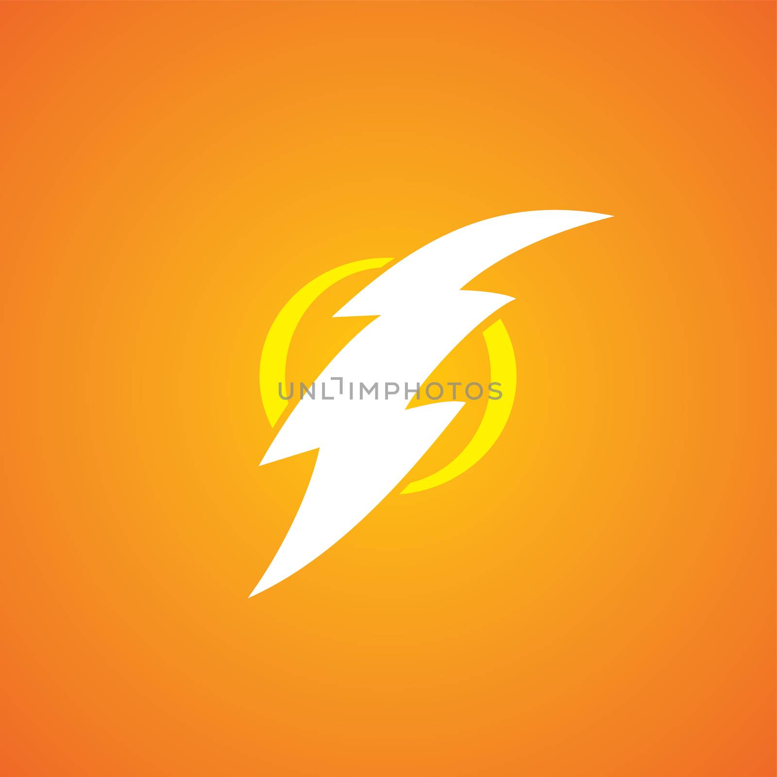 thunder bolt sign logotype by vector1st