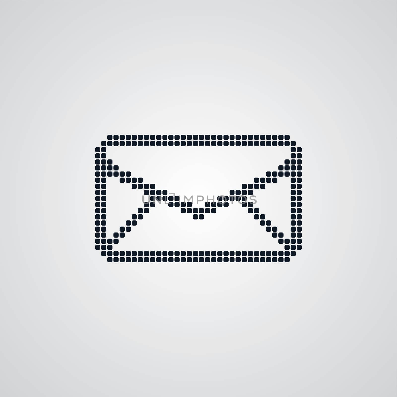 mail dot logotype theme vector art illustration