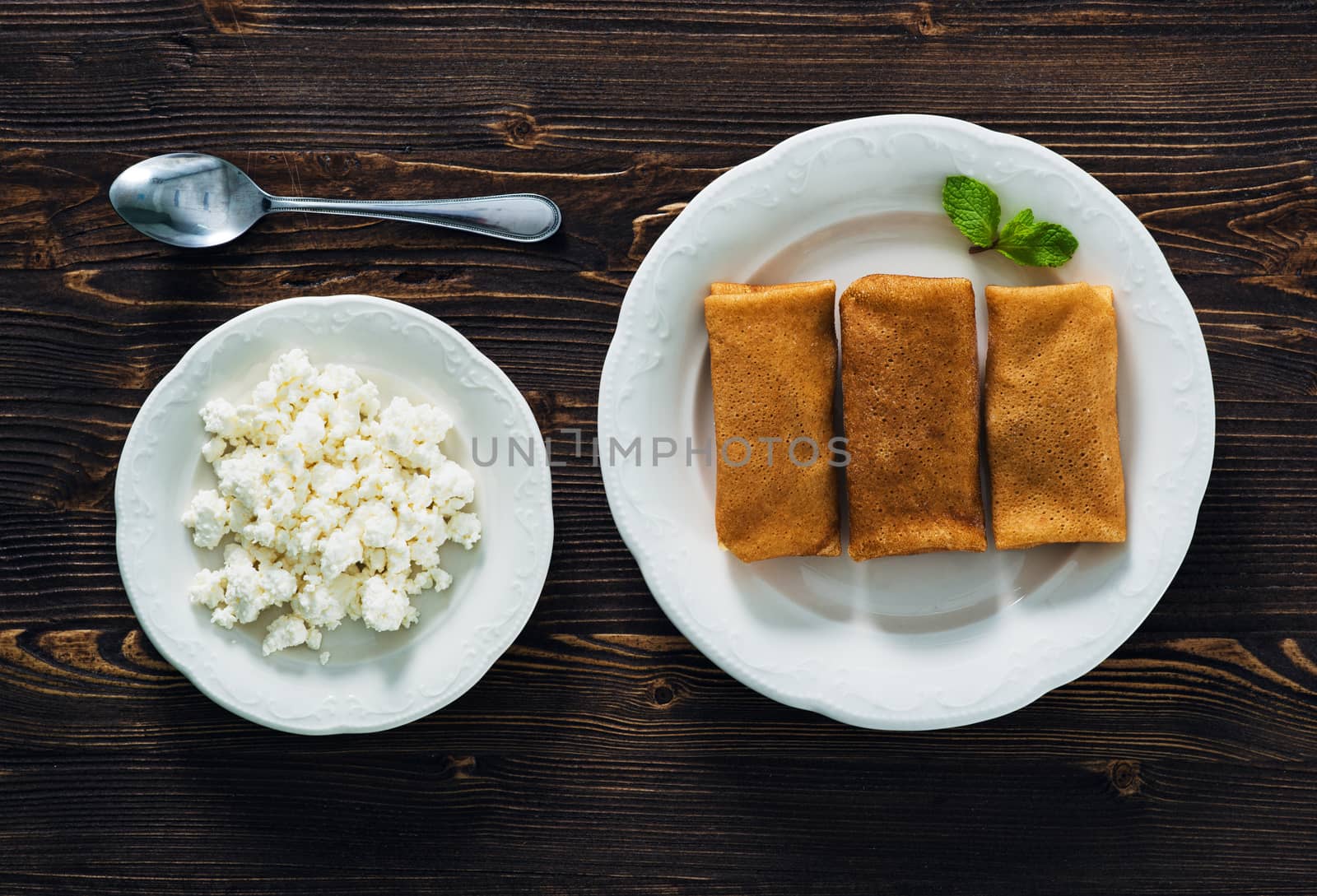 Stuffed pancakes with cottage cheese by kzen