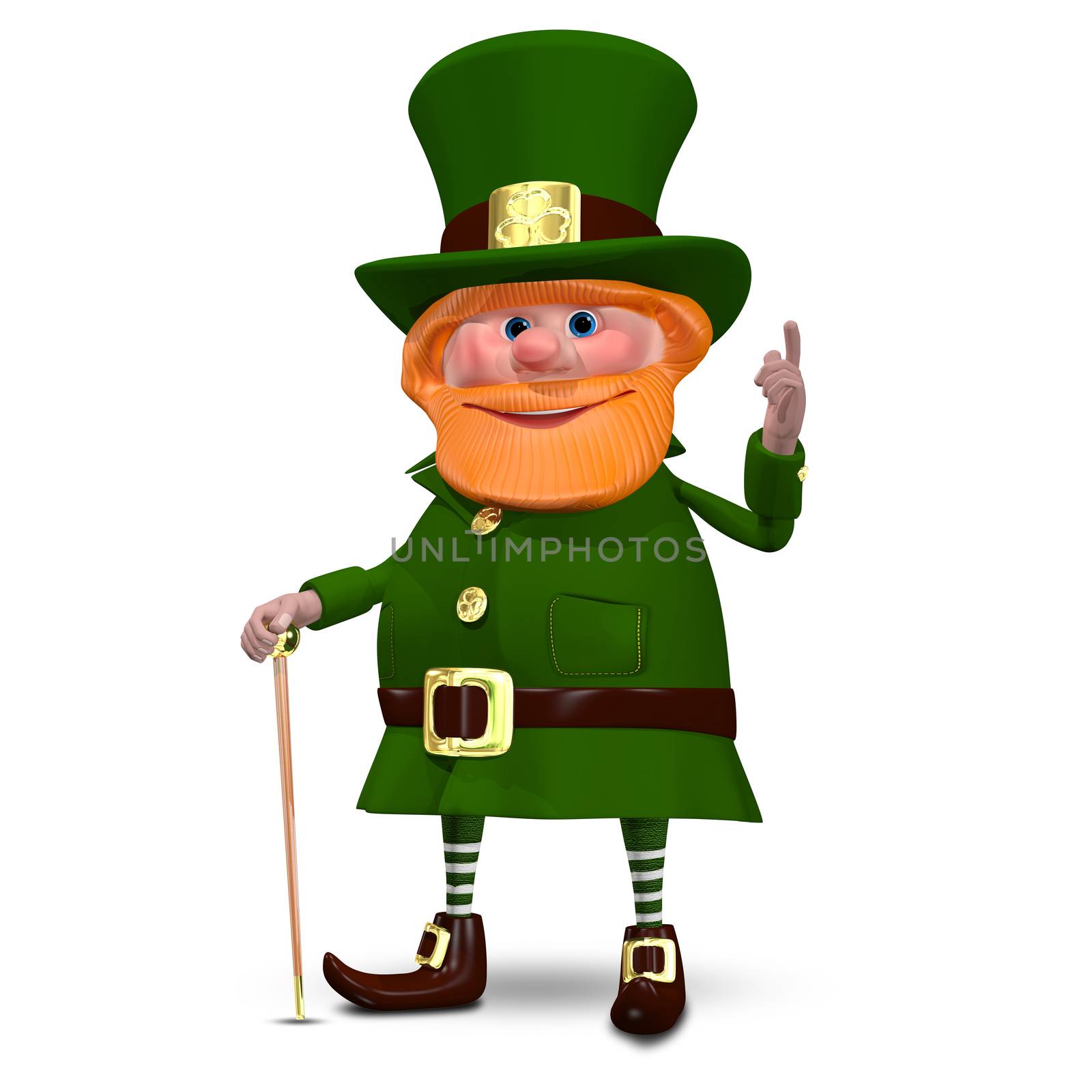 3D Illustration of Saint Patrick by brux