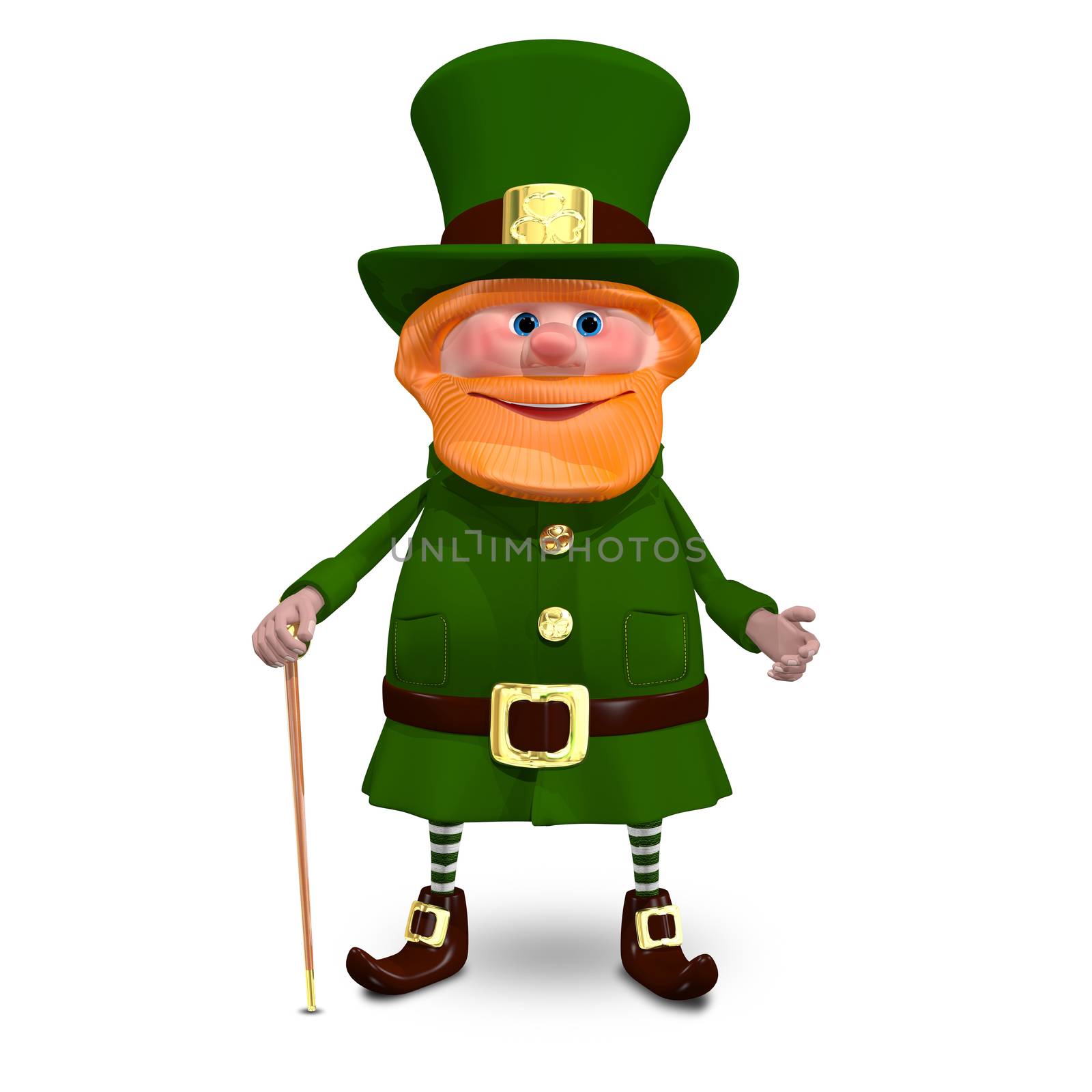 3D Illustration of Saint Patrick by brux