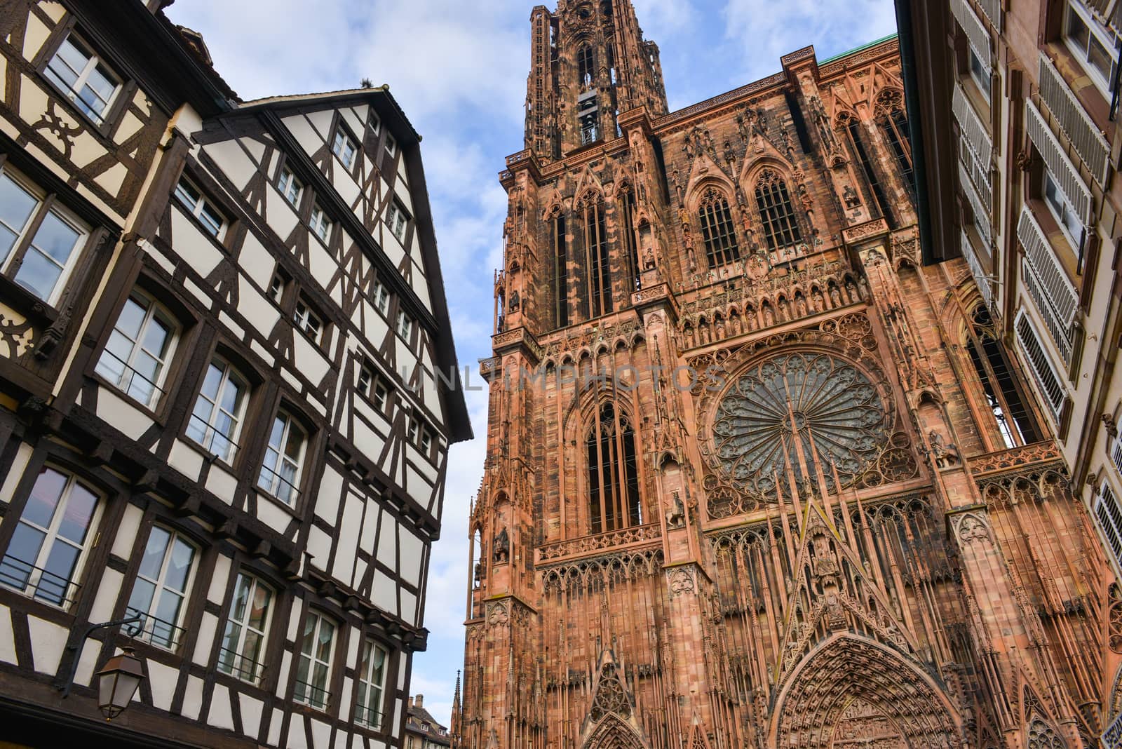 Cathedral Notre Dame of Strasbourg, Cathedral Notre Dame of Strasbourg, Bas Rhin, Alsace, France