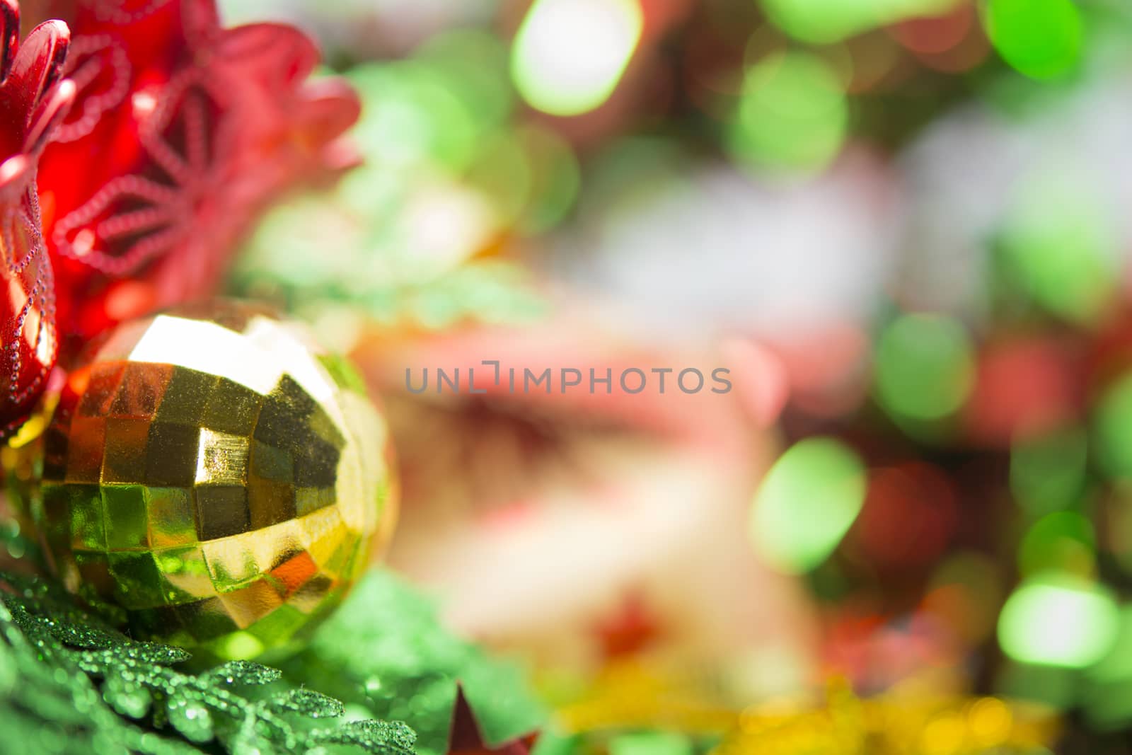 Christmas decoration use for background by ipuwadol