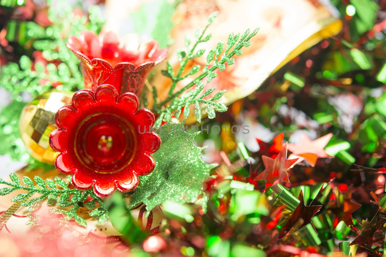 Christmas decoration use for background by ipuwadol