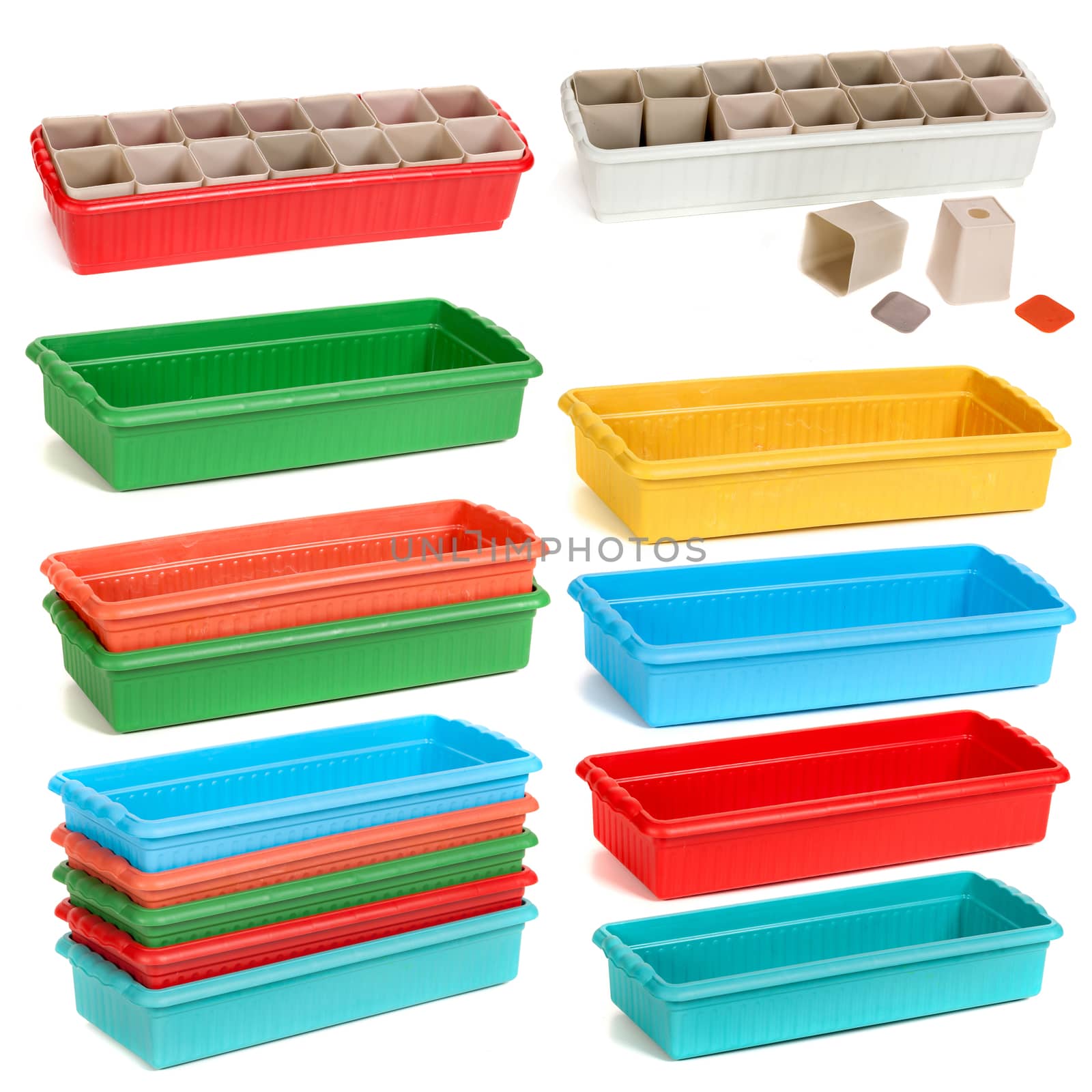 color plastic containers by sveter