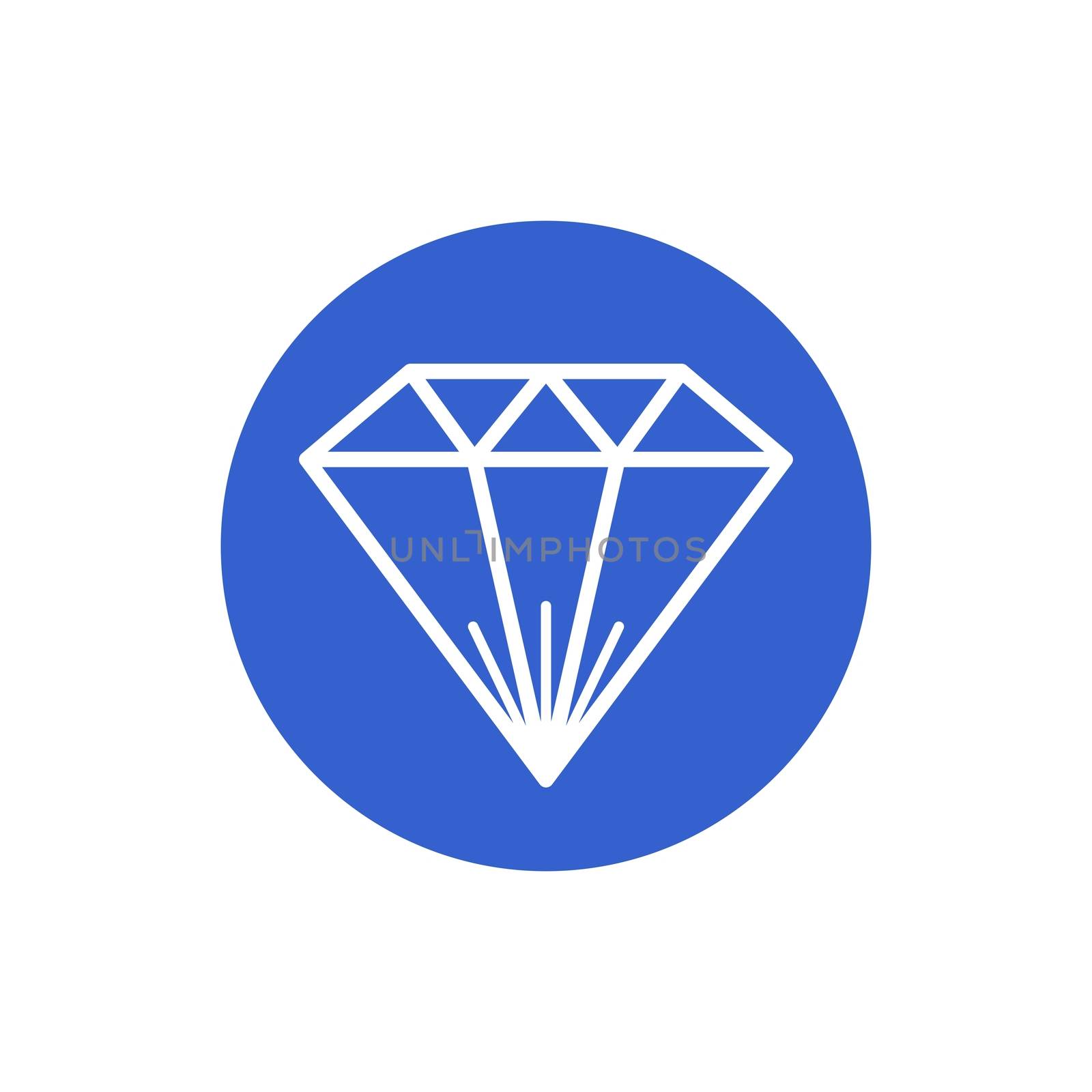 precious diamond gemstone theme vector art illustration