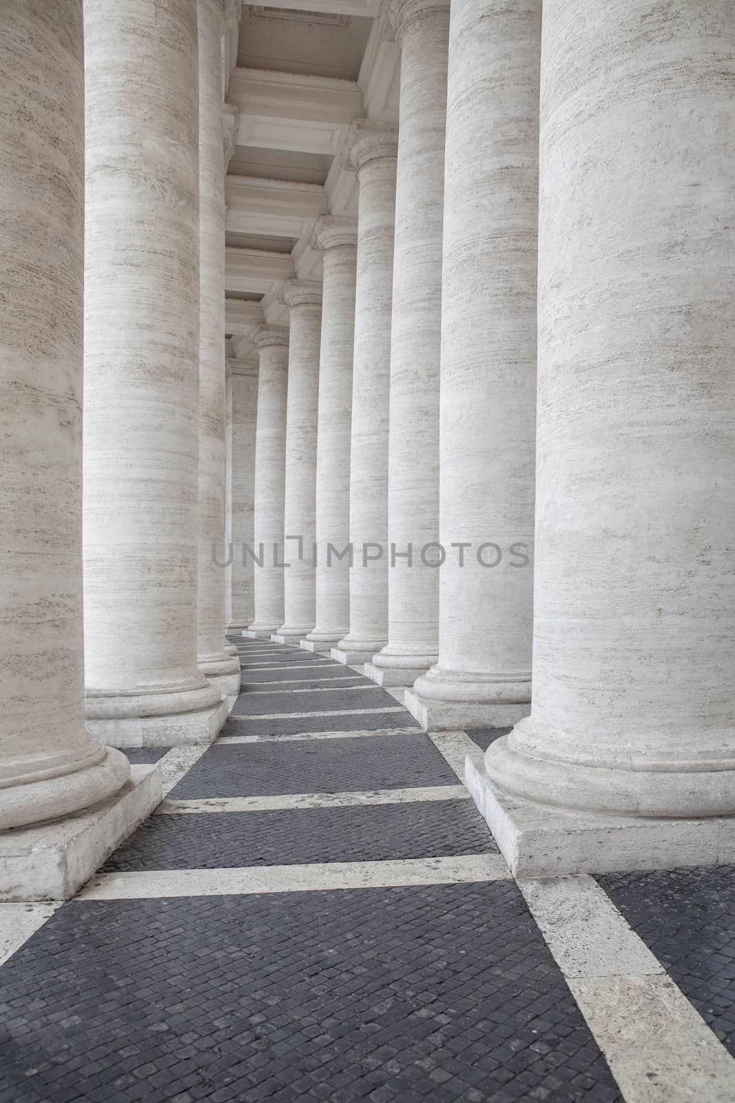 perspective of pole structure in vatican rome italy by khunaspix