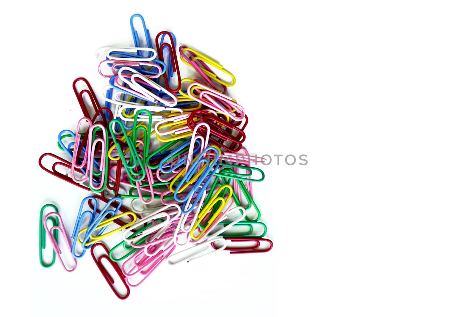 colorclips random stationery office supply for business isloated