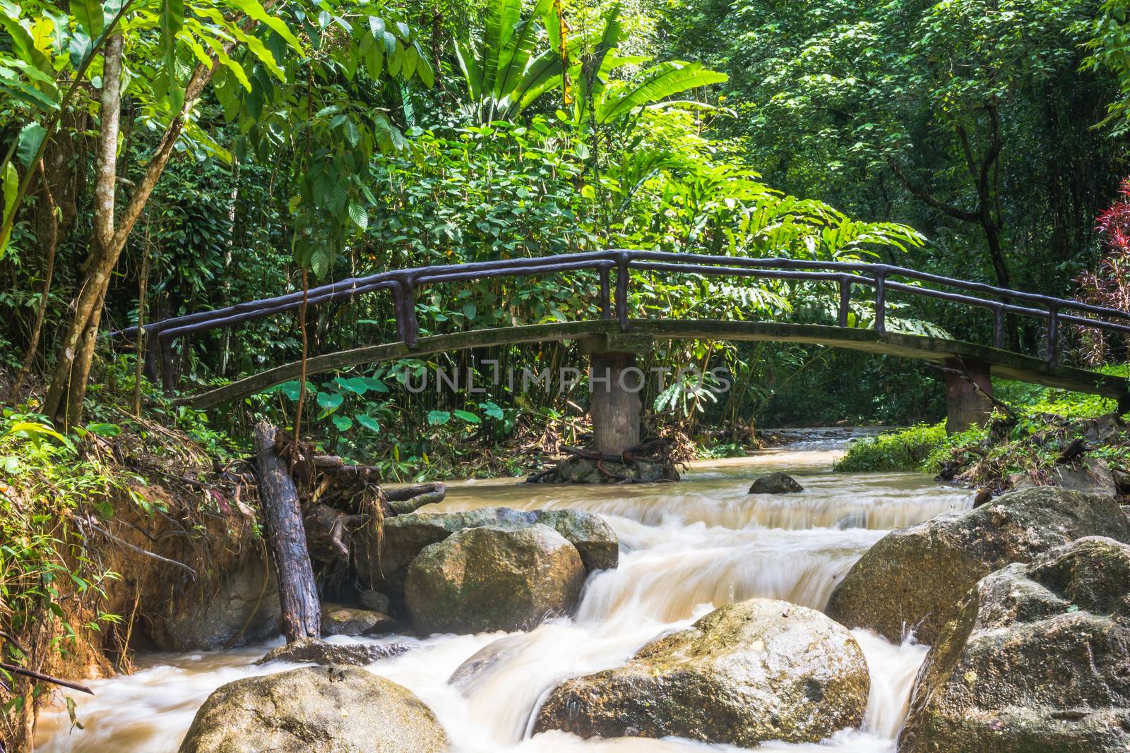 Huai-To Waterfall in famous Krabi seaside town, Thailand. by nemorest