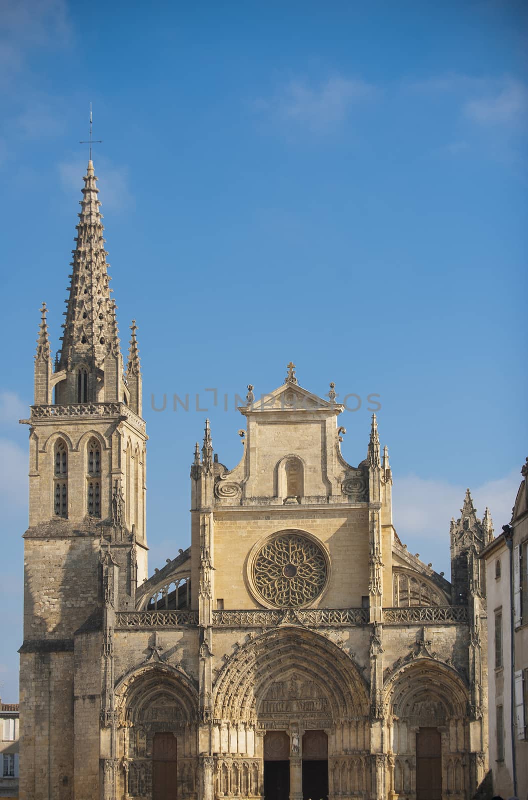 France, the cathedral of Bazas in Gironde, Aquitaine