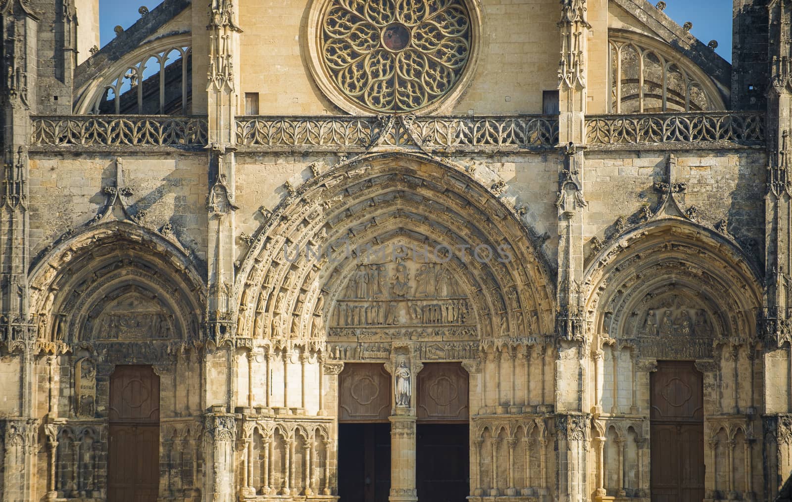 France, the cathedral of Bazas in Gironde, Aquitaine