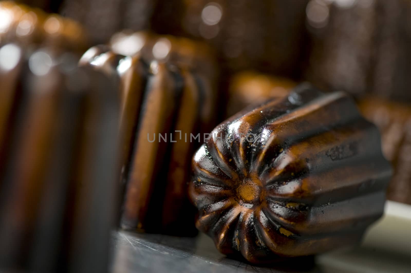 Caneles french traditional dessert from Bordeaux, France