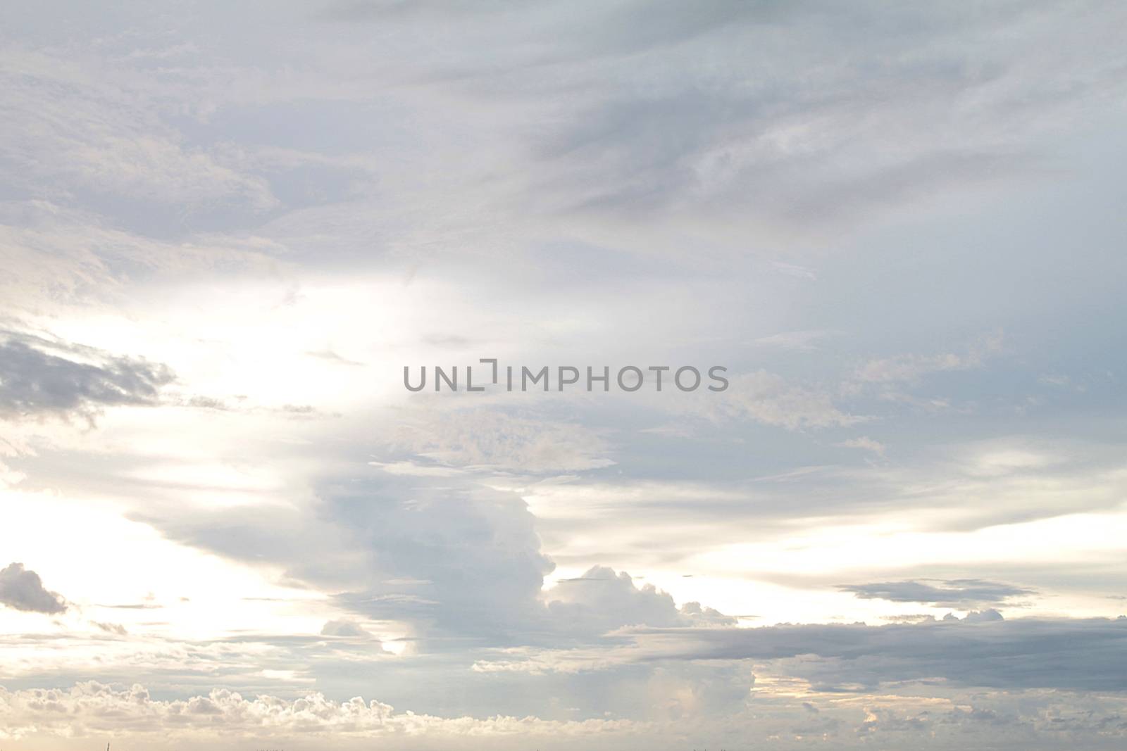 Beautiful sunset over sea, sunset sky background