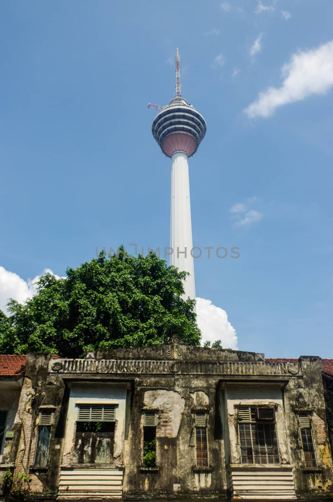 KUALA LUMPUR, MALAYSIA - JANUARY 16, 2016: View of Cityscape. KL Tower in background. by evolutionnow