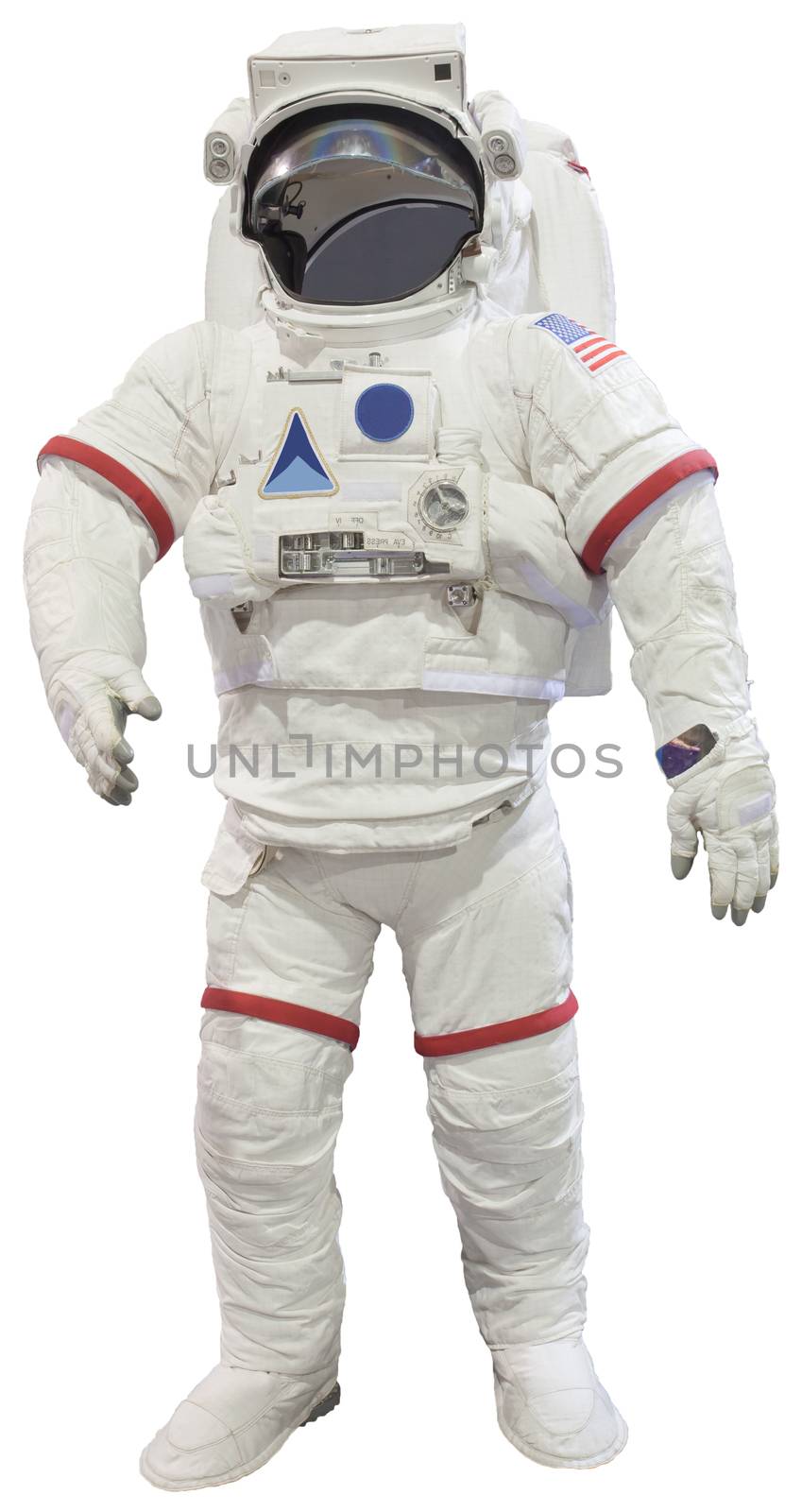 astronaut isolated white