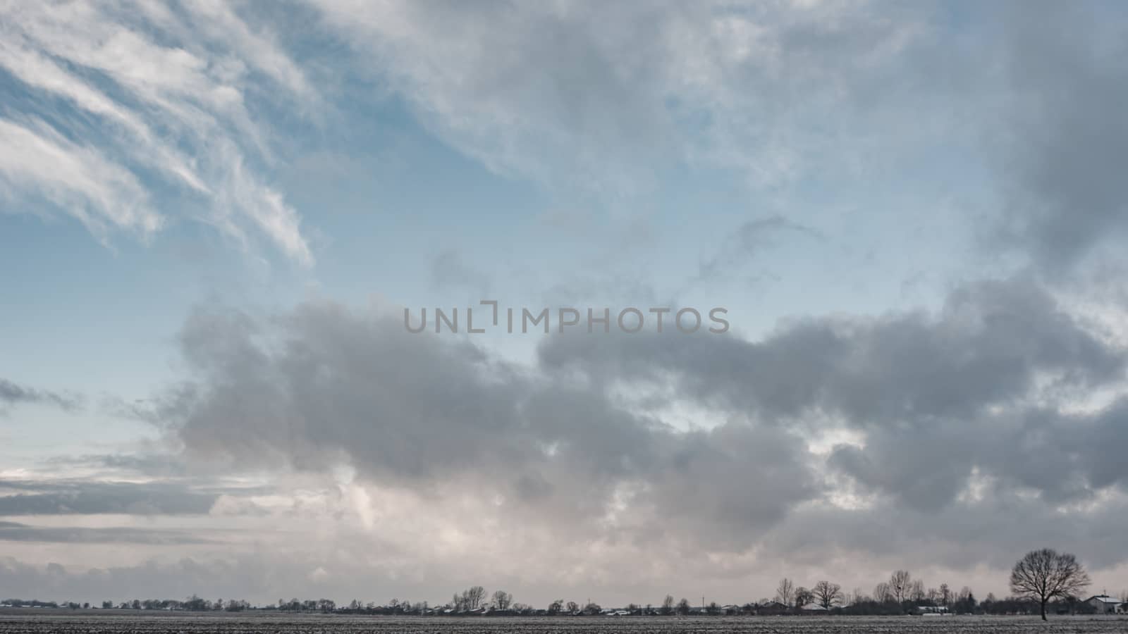 blue sky, natural clouds, nature series