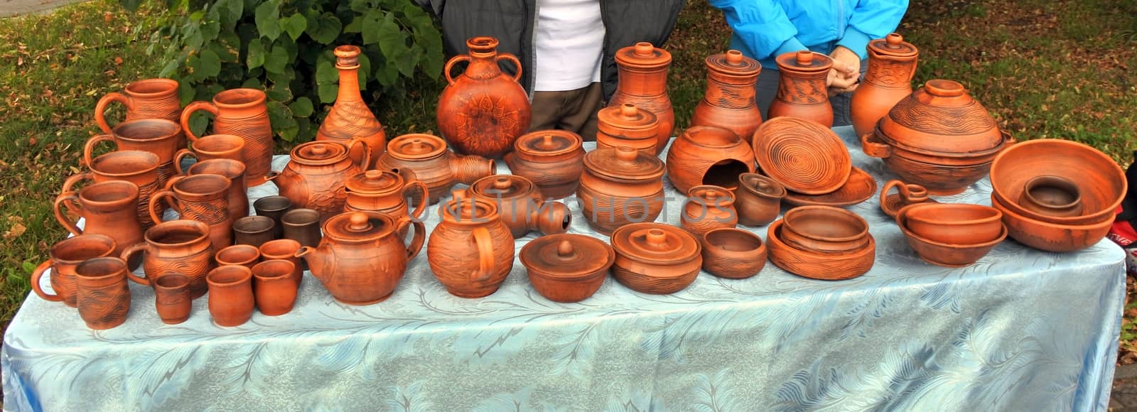 beautiful bright brown ceramic handmade works of authorship