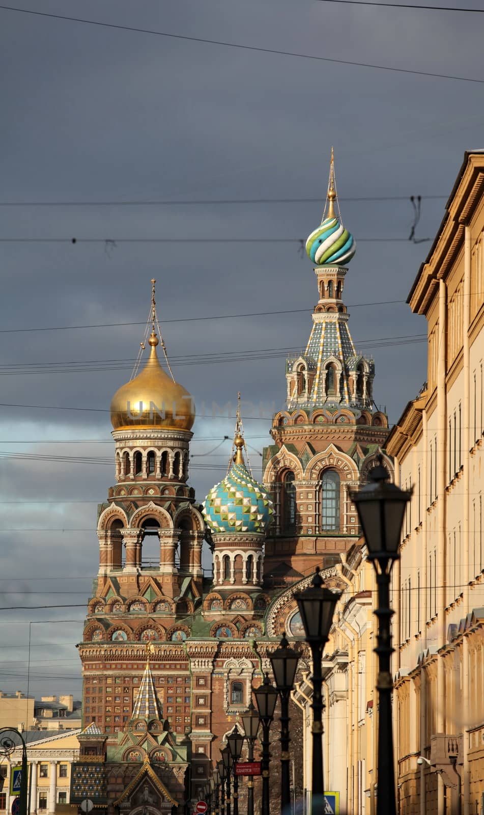 View of a  Church of the Resurrection of Christ, St. Petersburg, Russia