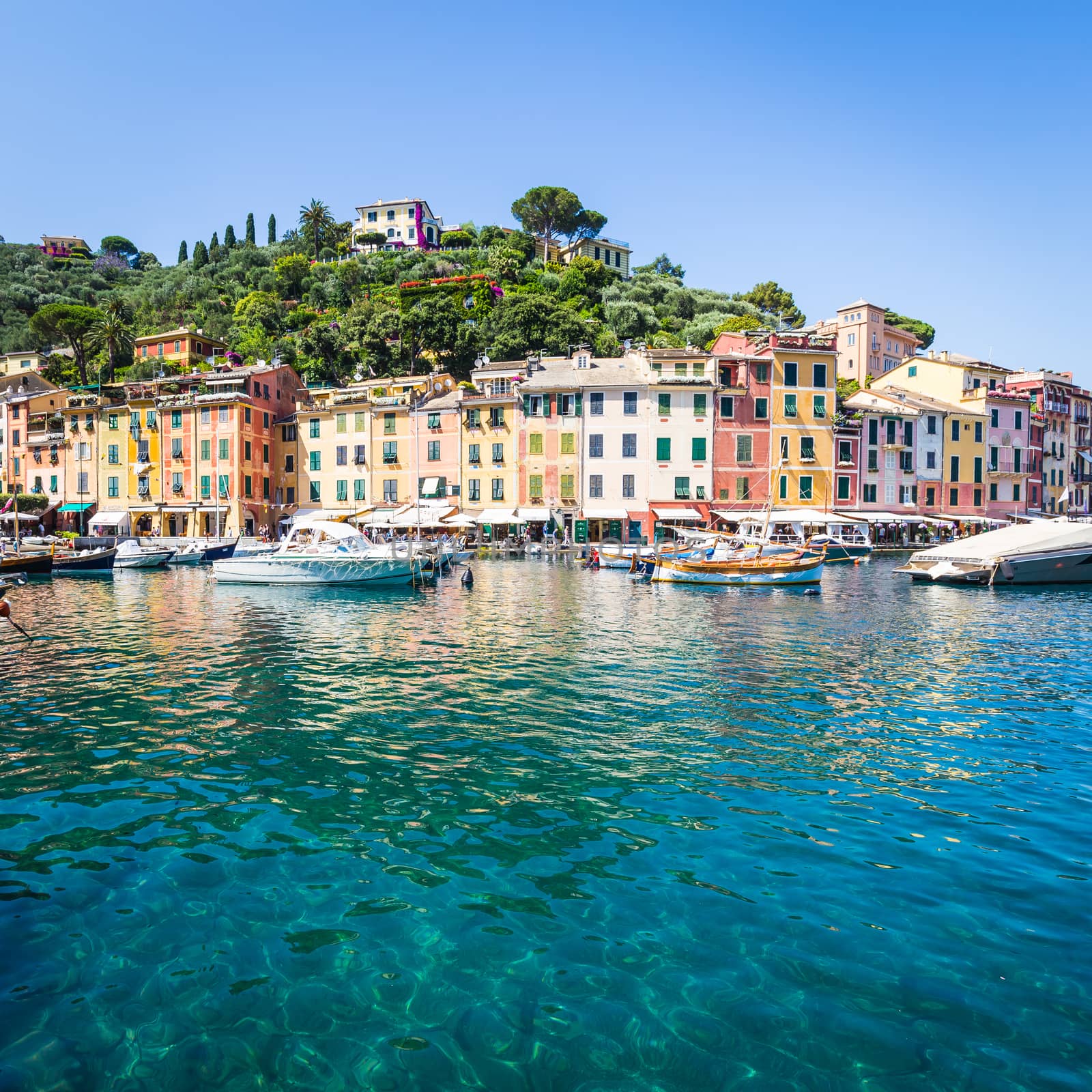 Close to Cinque Terre area, Portofino is one of the most beautiful and fashion town.