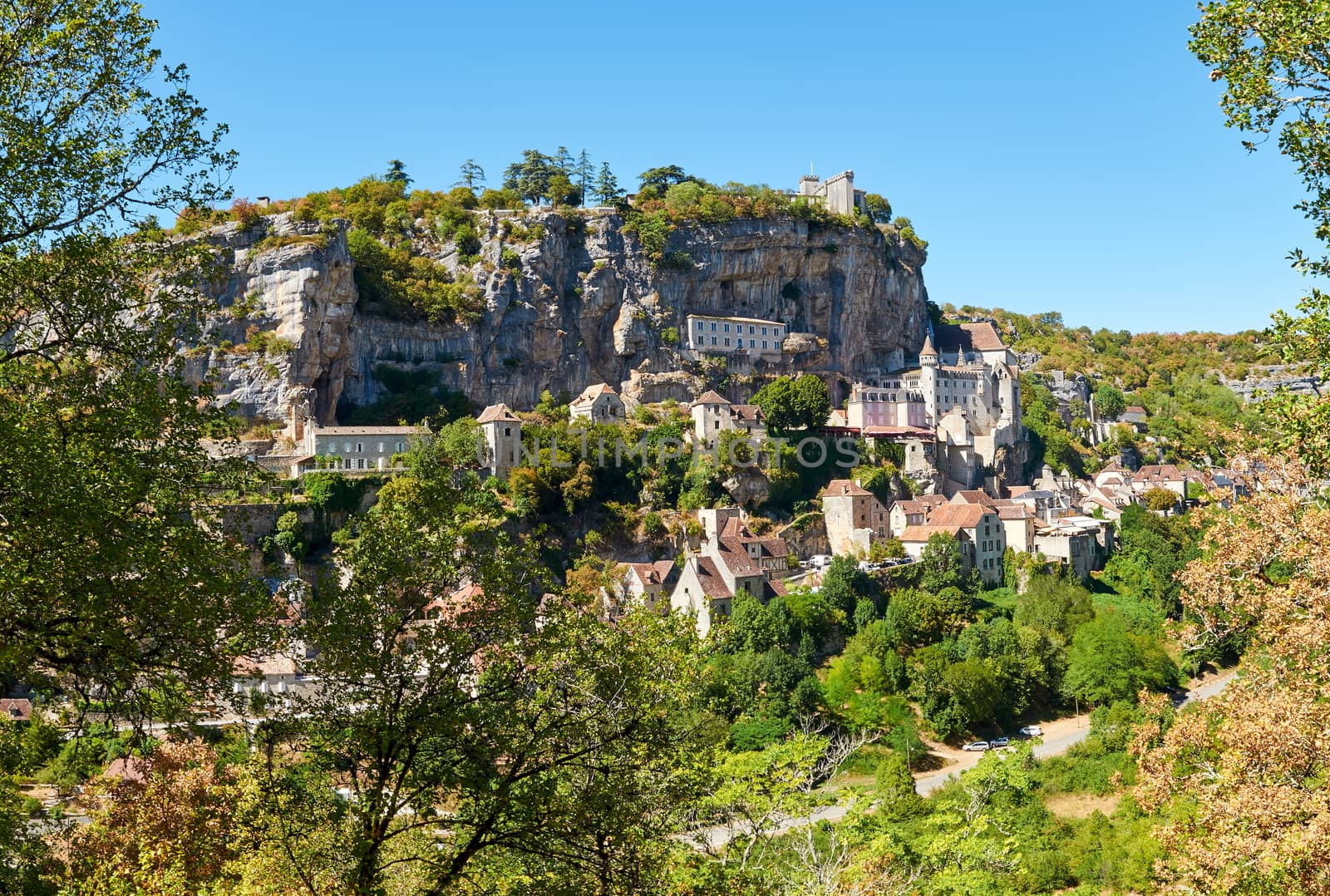 The ancient Citte of Rocamadour, in Midi-Pirenee, France