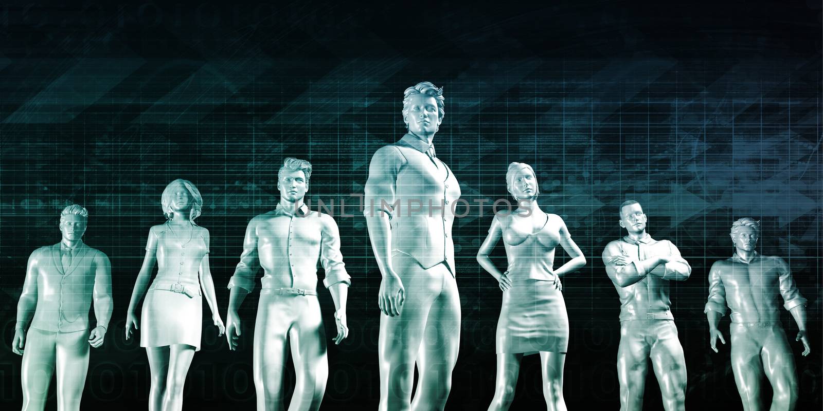 Human Resources Management Manpower Workforce Concept Art