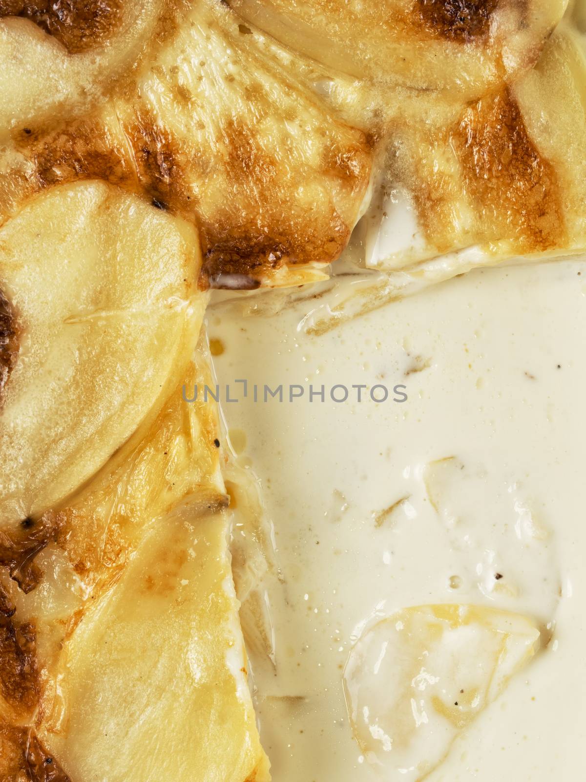 rustic golden scalloped potato gratin dauphinois by zkruger