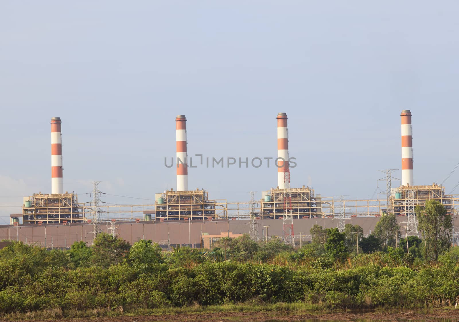 Bangpakong P.E.A.of Thailand Thermal Power Plant 