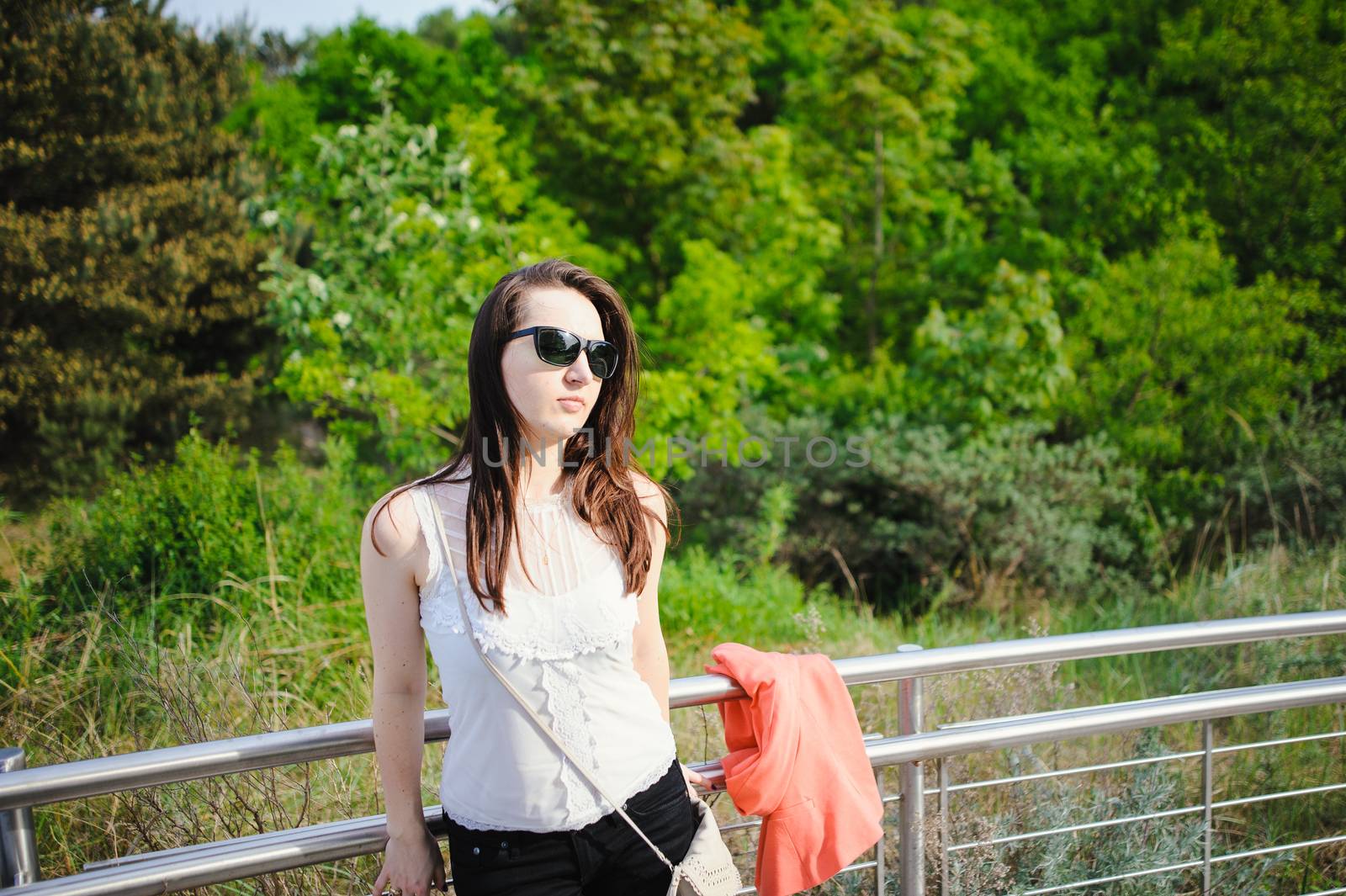 beautiful portrait of a carefree friendly approachable girl with a stunning smile and cute looks