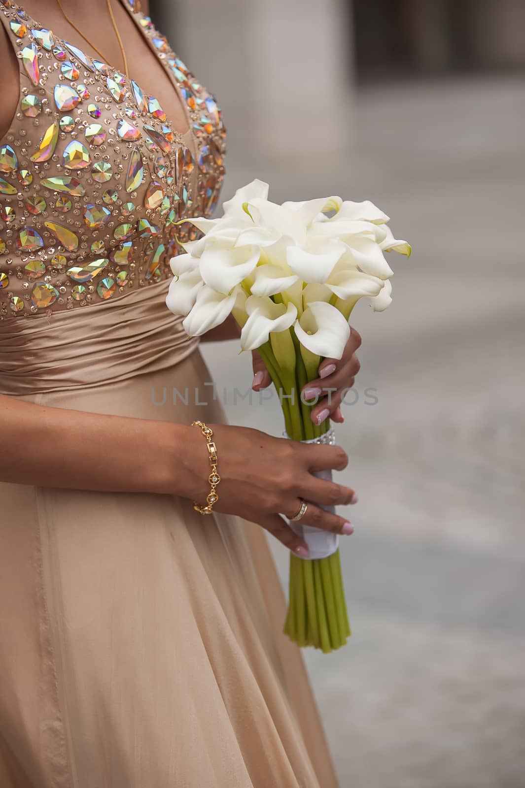 Calla Lilly Wedding Bouquet 