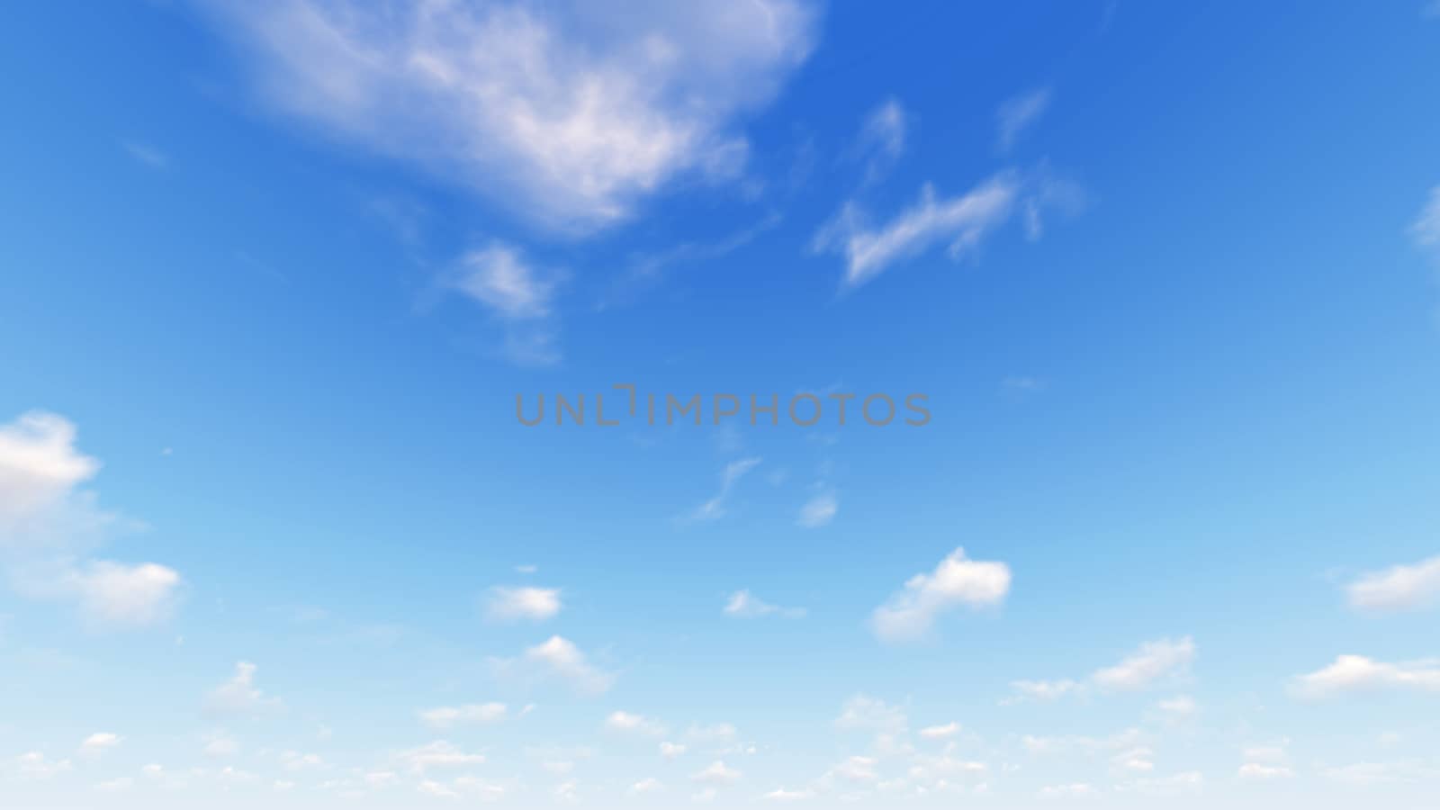 Cloudy blue sky abstract background, blue sky background with tiny clouds, 3d rendering

